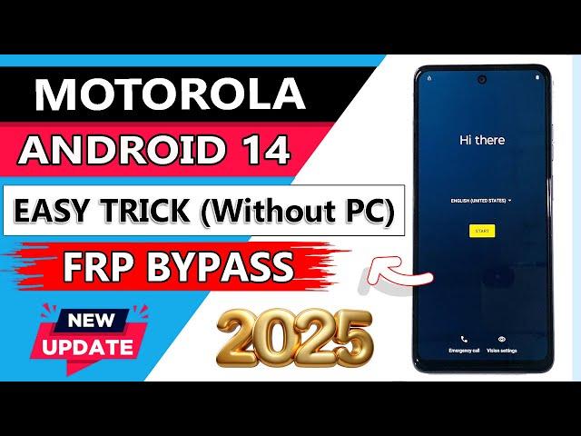 ALL MOTOROLA ANDROID 14 GOOGLE ACCOUNT UNLOCK MOTOROLA FRP UNLOCK 2025 MOTO GMAIL/FRP BYPASS 2025