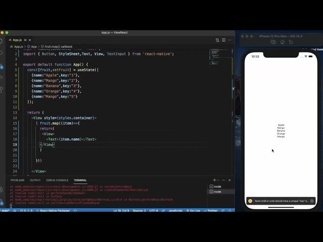 React Native Tutorial 9 - Lists & ScrollView