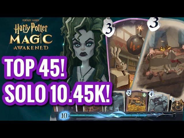 CLIMBING SOLO LADDER 10.45K! TOP 45! | HARRY POTTER MAGIC AWAKENED!