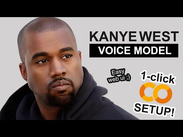 Kanye West AI Voice Model - RVC 1-CLICK Google Colab Setup