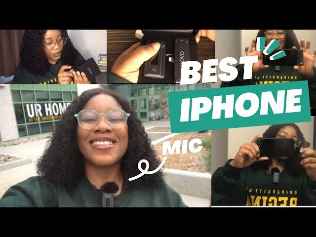 Best Wireless microphone for iPhone || setup and review ft. MOVO