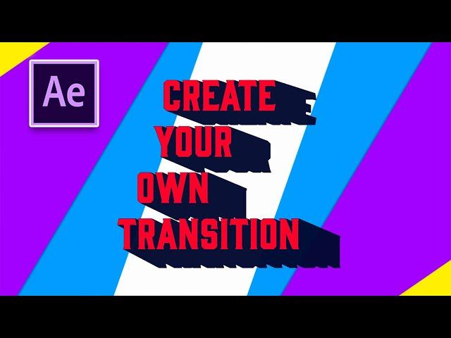 Create Transition in After Effect | Easy and simple transition | Transition animation tutorial