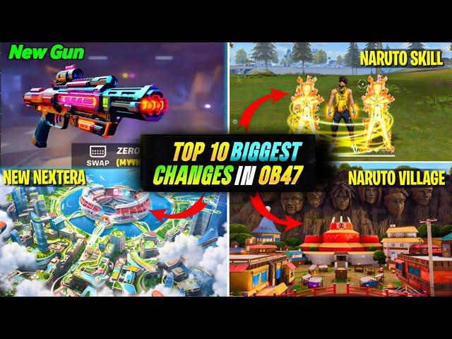 Top New Changes in OB47 Update | free fire new event | Ff New Event | Upcoming events in free fire