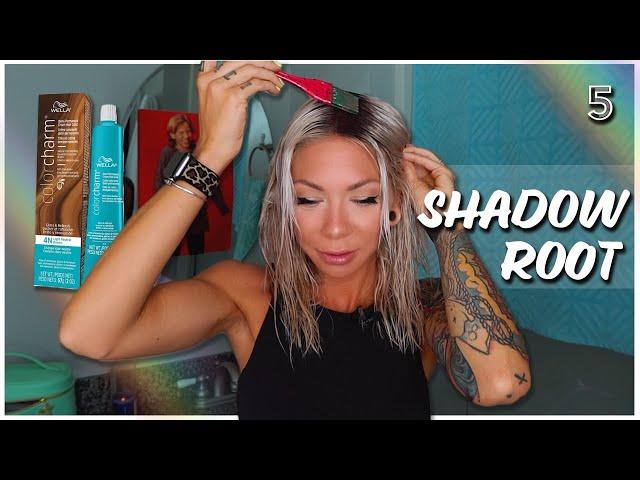 Blonde to Brown: DIY SHADOW ROOT & Color Fillers