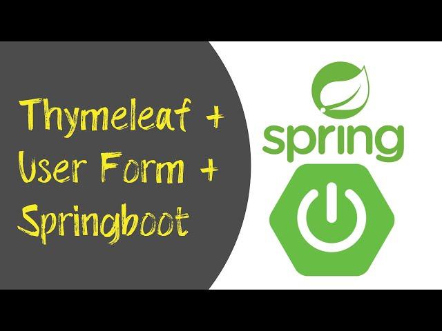 thymeleaf user form | thymeleaf user input form | springboot  thymeleaf user input | okay java