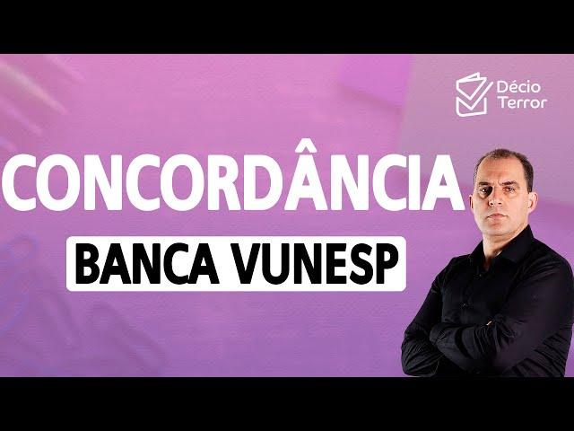 Concordância banca VUNESP