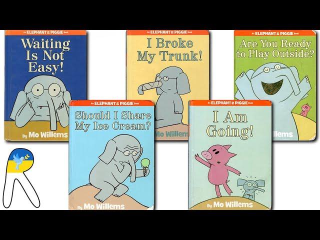 22 min 5 Books of An Elephant and Piggie - Animated Read Aloud Books for Kids