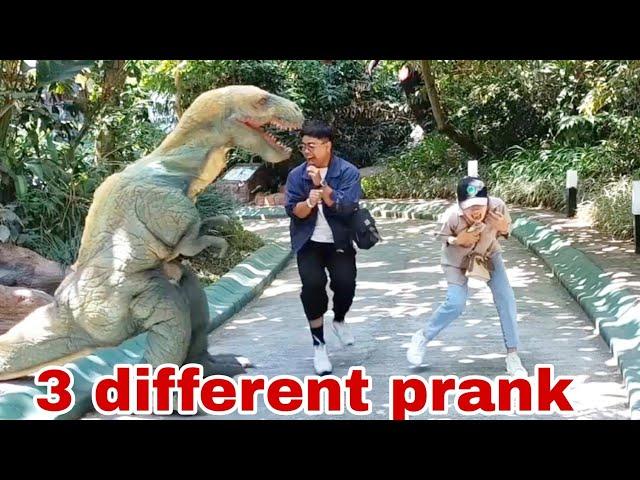 top 3 model prank. dinosaur prank. mummy prank. and cowboy prank!!!