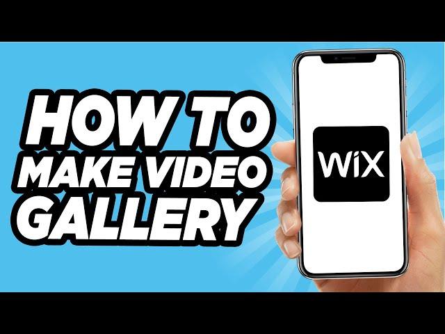 How To Make A Video Gallery On Your Wix Website | Simple Tutorial!