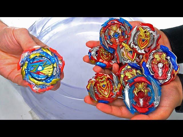 ULTIMATE VALKYRIE vs ALL ACHILLES BEYBLADES | Beyblade Burst Evolution Battle