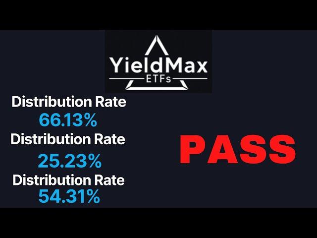 Why I Don’t Invest in YieldMax ETFs - Passing on Huge Dividends