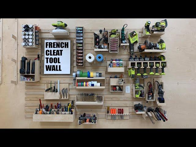 Ultimate French Cleat Tool Wall