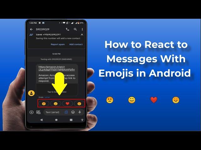 How to Use Emoji Reactions in Messages on Android Device | New Feature