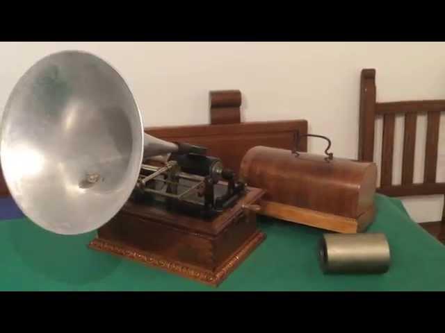 Beautiful PATHE No.2 Phonograph (1904) - Beau Phonographe PATHE No.2 - Bel Fonografo PATHE No.2