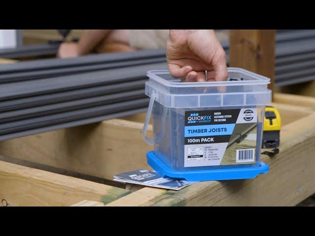 How to install Ekodeck using Quickfix 6mm System on Timber Joists Composite Decking InstallationDIY