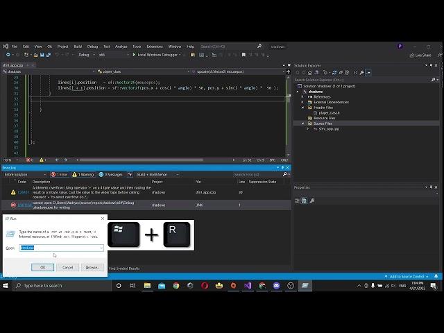 How to Solve Visual Studio LNK1168 error