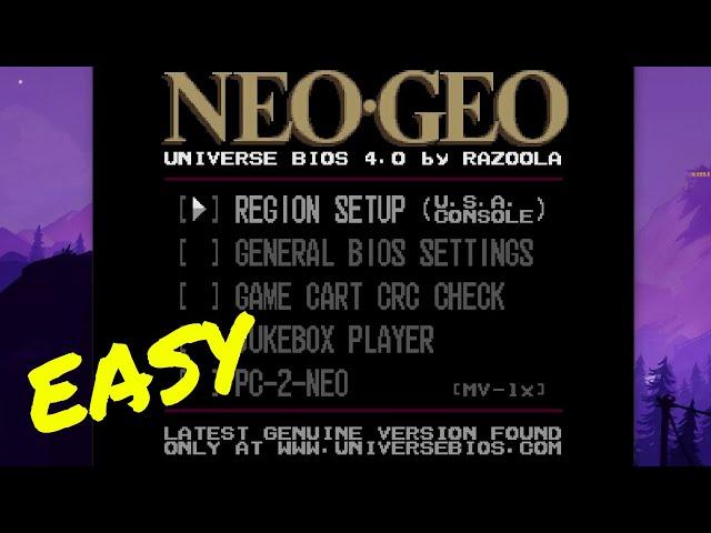 UniBios + Retroarch + Final Burn Neo Tutorial ~ Neo Geo Cheats, Dip Switch Settings and More!