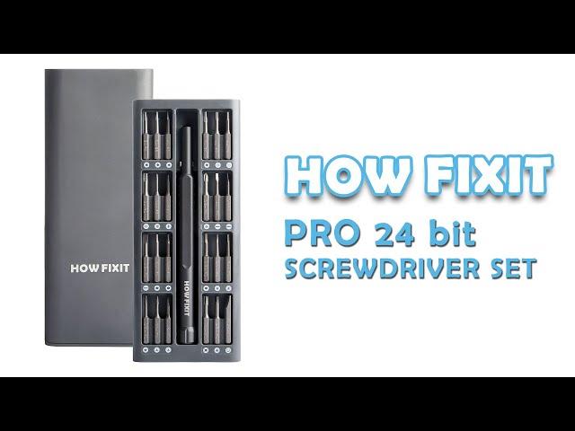 HowFixit Screwdriver Set PRO 24 bit