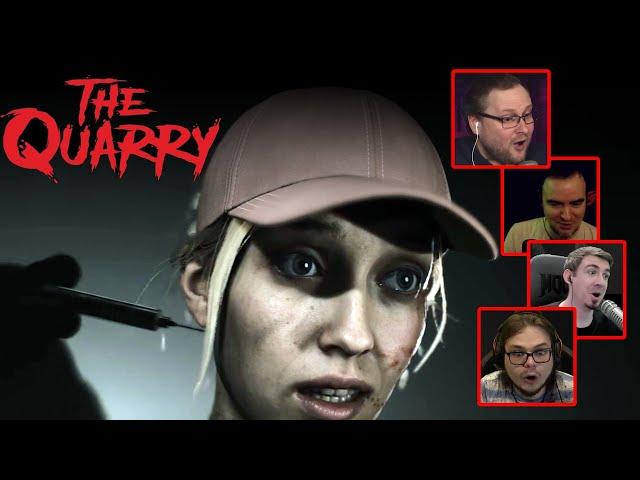 Реакция Летсплейщиков на Финал Пролога в The Quarry (игра от разработчиков Until Dawn)