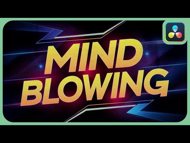 Actually MIND BLOWING Free Tool | DaVinci Resolve | Reactor