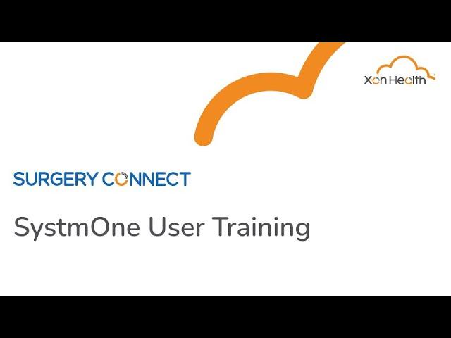 User Training - SystmOne Phonebar