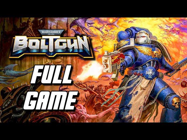 Warhammer 40K Boltgun FULL GAME Gameplay Walkthrough