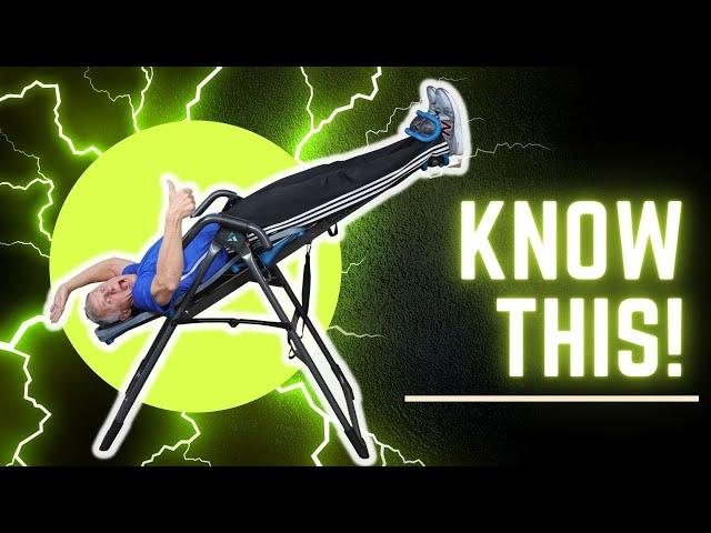 Inversion Table Success - 2 Biggest Mistakes