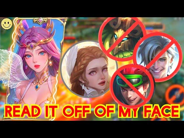 my team doing what ever they can so we dont win mlbb odette gameplay global best one shot build 2024