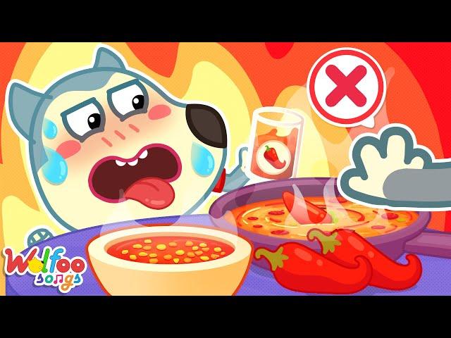 Be Careful! It's Too Hot Song  Daily Safety Song  Wolfoo Nursery Rhymes & Kids Songs