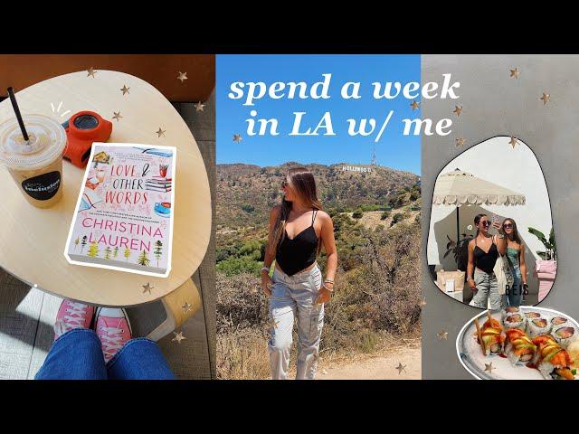 VISITING LA FOR THE FIRST TIME EVER | a week in my life in california!!