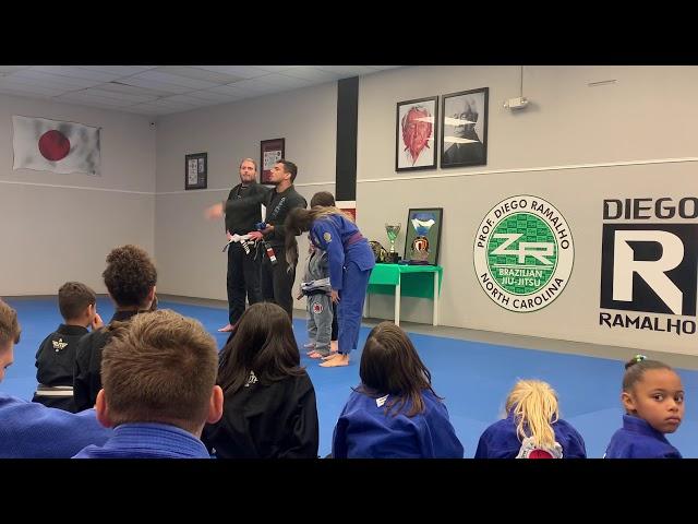 Jhonny Hall Blue Belt Promotion