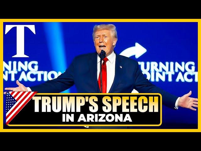 LIVE : President-elect Donald Trump speaks at Turning Point's AmericaFest 2024 | USA News | America