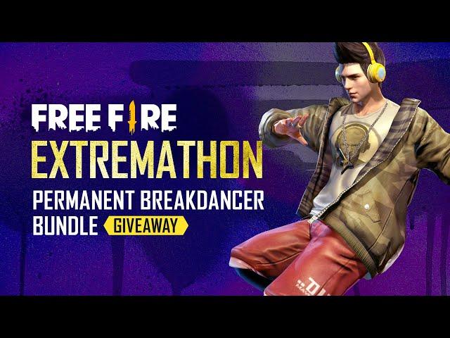 Permanent Breakdancer Bundle Giveaway | Free Fire Extremathon