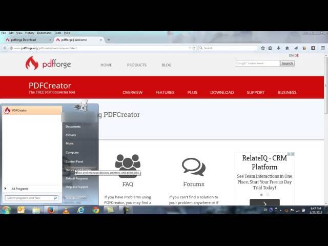 How to Install PDF Printer - Auto Save PDF