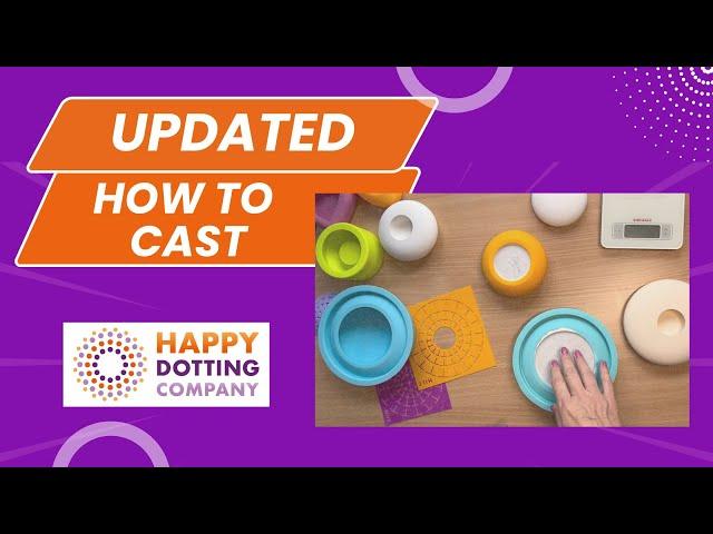 How to make Art Stones Including Hints and Tips | Happy Dotting | Beginner casting | Mandala Dot Art