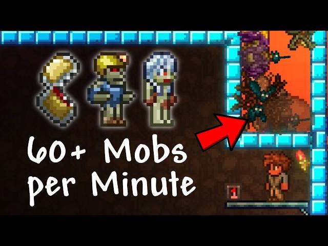 A Hyper Efficient Mob Farm That Works in ANY Biome | Terraria 1.4.4.9 Guide