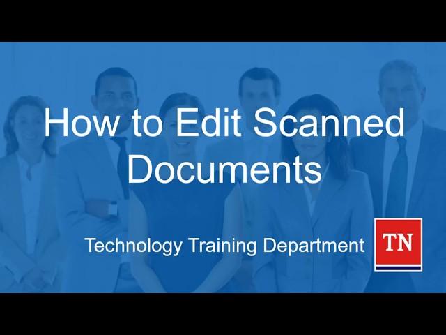 Use Foxit PhantomPDF to Edit Scanned Documents