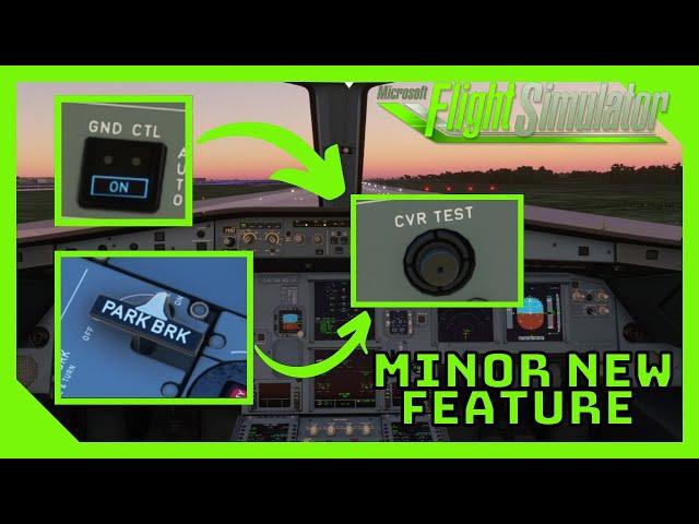 CVR Test Button EXPLAINED | NEW FEATURE | Microsoft Flight Simulator | A32NX | Recorder Panel