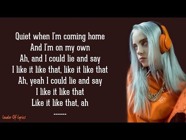 Billie Eilish - when the party's over (Lyrics)