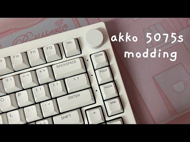 akko 5075s specs & modding | stock & mod sound tests | boba u4t sound test 