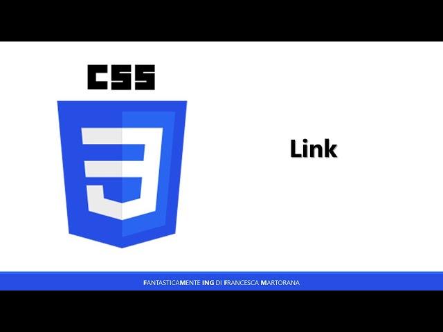 CSS Course - Tutorial 15: How to Style Links