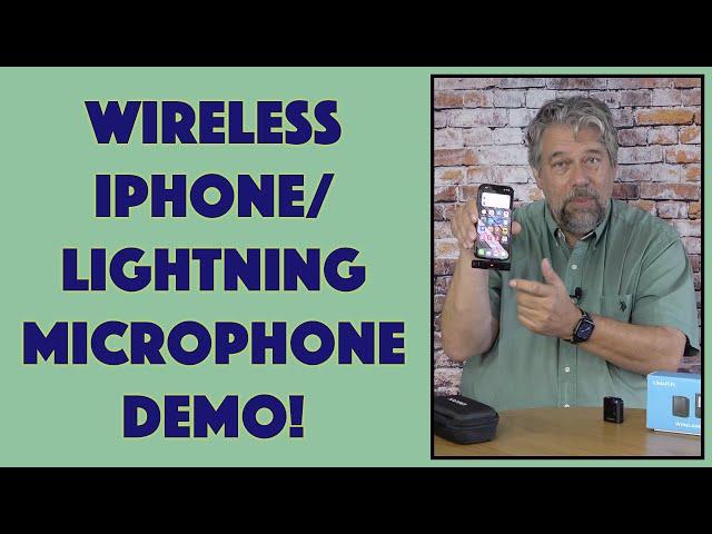 Kimafun Wireless Lightning Microphone for iPhone iPad -- DEMO & REVIEW