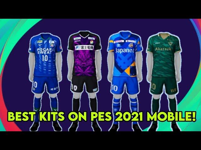 7 BEST KITS ON PES 2021 MOBILE!NO PATCH!