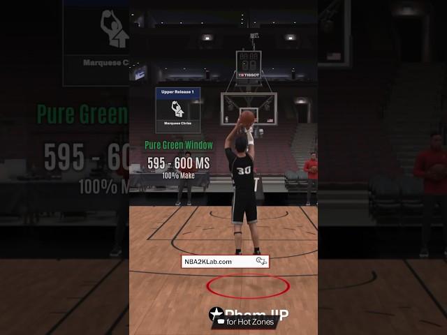 Best Jumpshot for Big Man on NBA 2K24: Green Window Shooting Tips Issac #nba2k24 #2k24 #2k