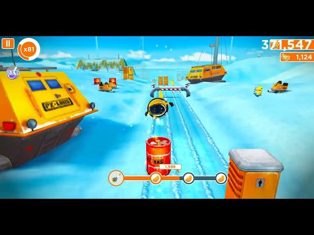 Minion Rush - Level 747 - Flying Gru's Rocket in the Artic Base!