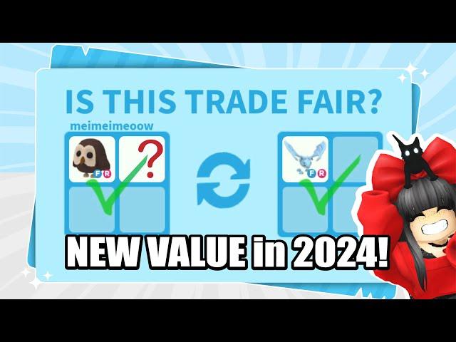 OMG! TRADED MY OWL FOR FROST! WHAT PEOPLE TRADE FOR BROWN OWL IN 2024! | Adopt Me Trading