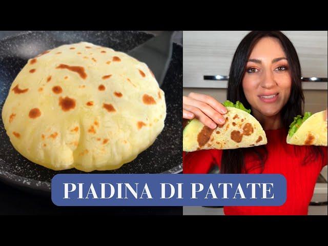 PIADINA DI PATATE - SENZA FARINA (ricetta SENZA GLUTINE)