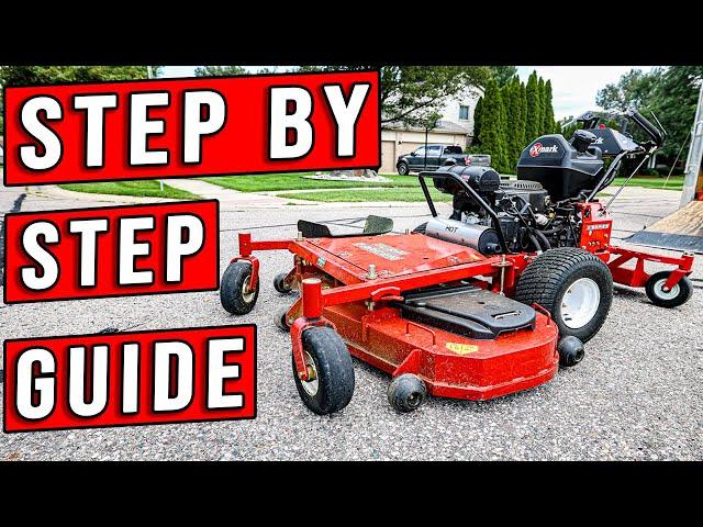 How To Operate A Walk Behind Mower (Step By Step Tutorial)