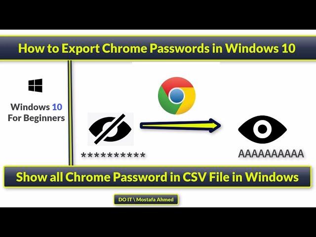 How to Export Saved Passwords in Google Chrome in CSV File