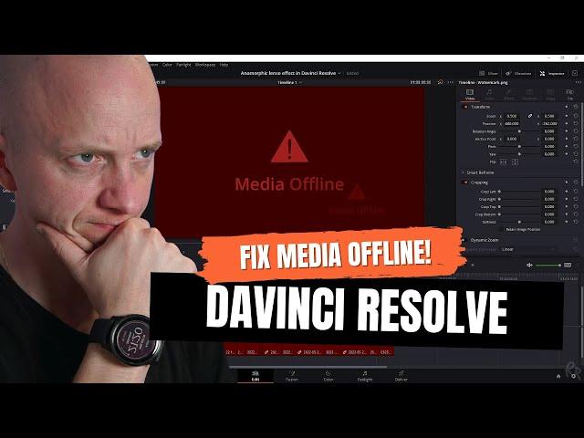 Fix Media Offline in Davinci Resolve